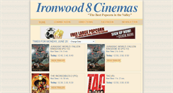 Desktop Screenshot of ironwoodcinemas.com